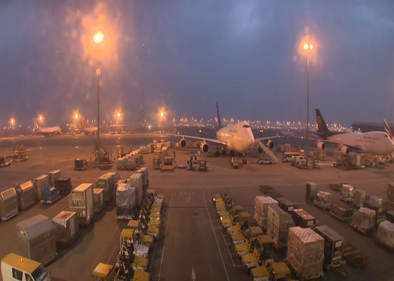 Szybki Globalny Kurier Powietrzny DHL Globalny Przewoźnik Towarów Powietrznych Guangzhou Do Całego Świata